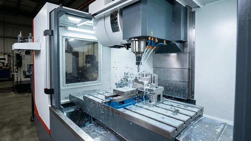 Mecanizado CNC de alta precisión logrando acabado espejo en componente de acero templado